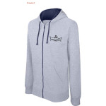 Sweater Zippé Capuche Luxe